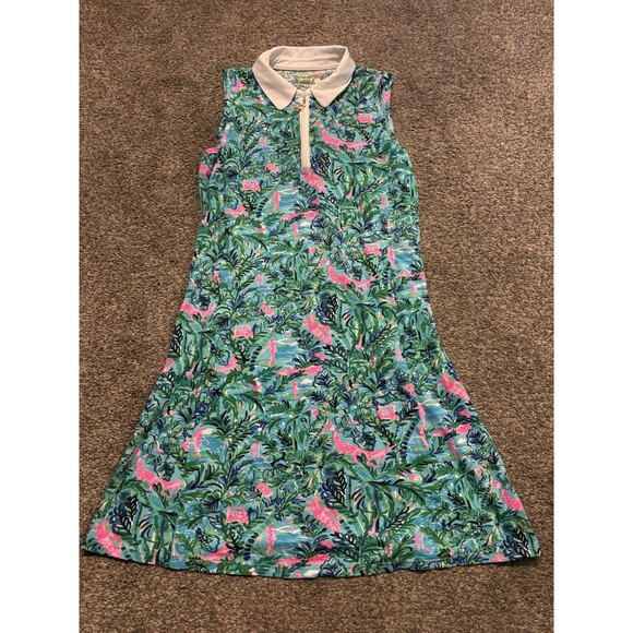 Lilly Pulitzer Luxletic Silvia Dress Size Small Golf UPF 50+ - Picture 1 of 9